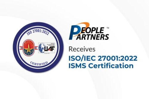 PeoplePartners ISO Certification logo